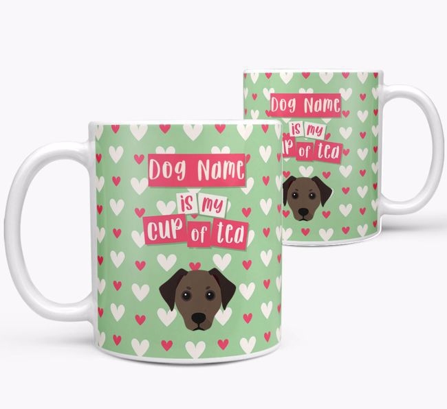 Personalised {breedFullName} '{dogsName} is my Cup of Tea' Mug